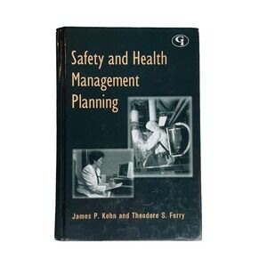 Safety and Health Management Planning Hardcover Book Kohn Ferry Rare